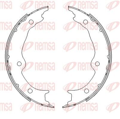 Remsa 460100 Гальмова колодка, стоянкове гальмо