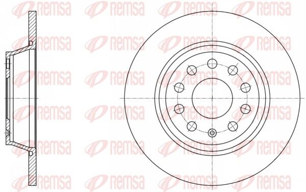 Remsa 6164600 Гальмівний диск
