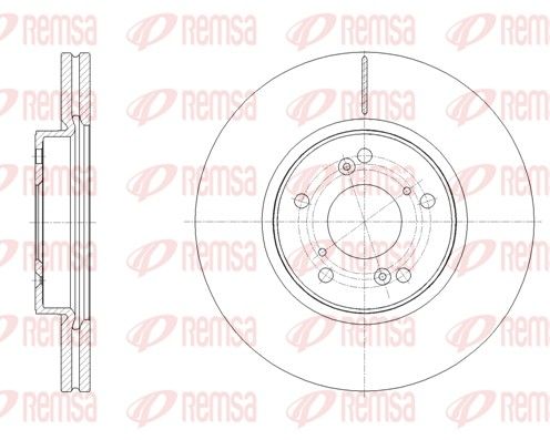 Remsa 6210810 Гальмівний диск