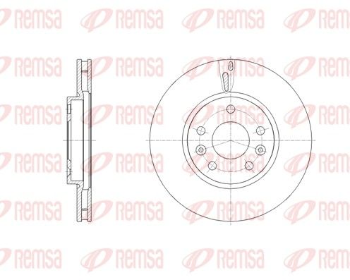 Remsa 6213010 Гальмівний диск