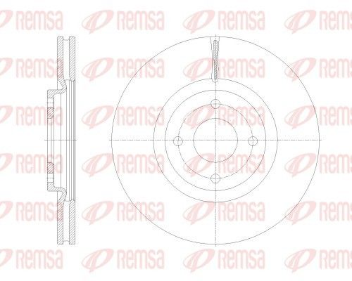 Remsa 6253110 Гальмівний диск