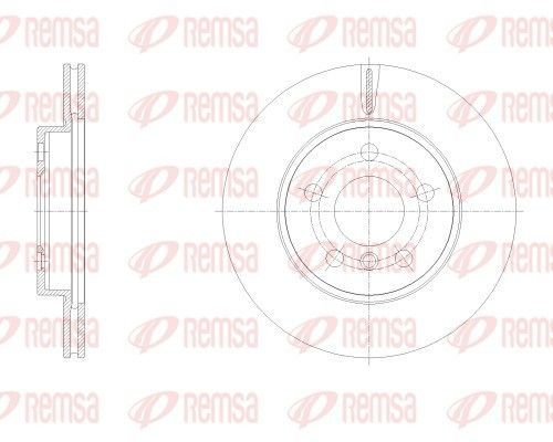 Remsa 6253210 Гальмівний диск