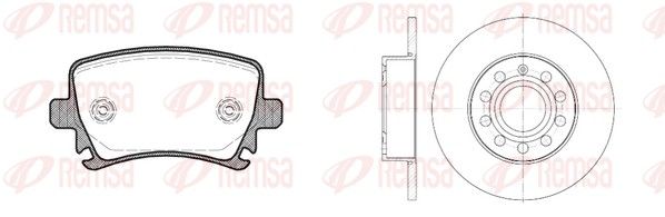 Remsa 8103101 Комплект гальма, дискове гальмо