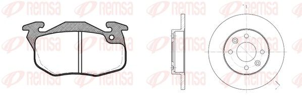 Remsa 819201 Комплект гальма, дискове гальмо