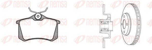 Remsa 826326 Комплект гальма, дискове гальмо