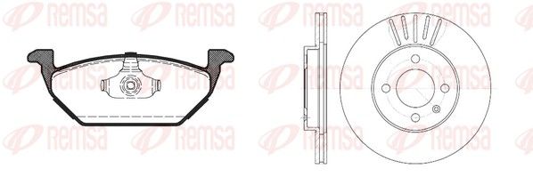 Remsa 863303 Комплект гальма, дискове гальмо