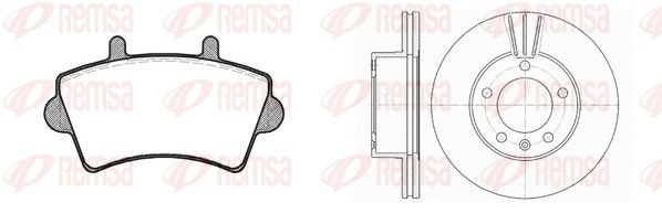 Remsa 881901 Комплект гальма, дискове гальмо
