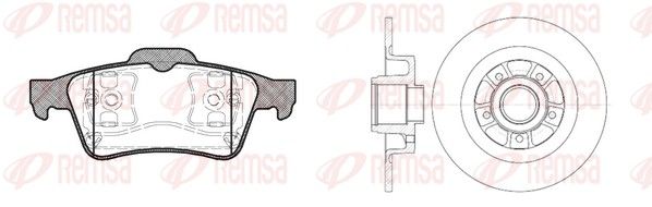 Remsa 884200 Комплект гальма, дискове гальмо