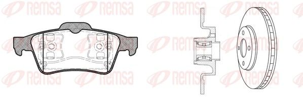 Remsa 884220 Комплект гальма, дискове гальмо