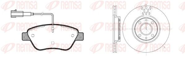 Remsa 885801 Комплект гальма, дискове гальмо