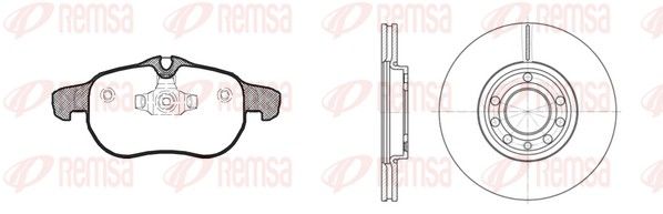 Remsa 888800 Комплект гальма, дискове гальмо