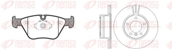 Remsa 896300 Комплект гальма, дискове гальмо