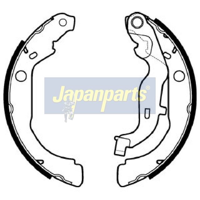 Japan Parts GF020AF Комплект гальмівних колодок