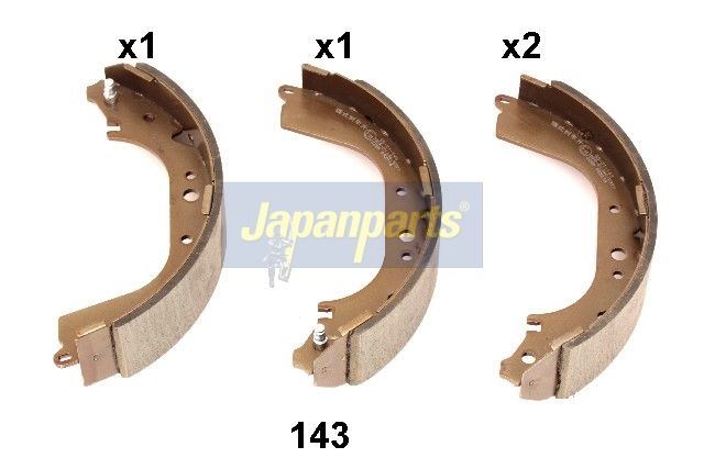Japan Parts GF143AF Комплект гальмівних колодок