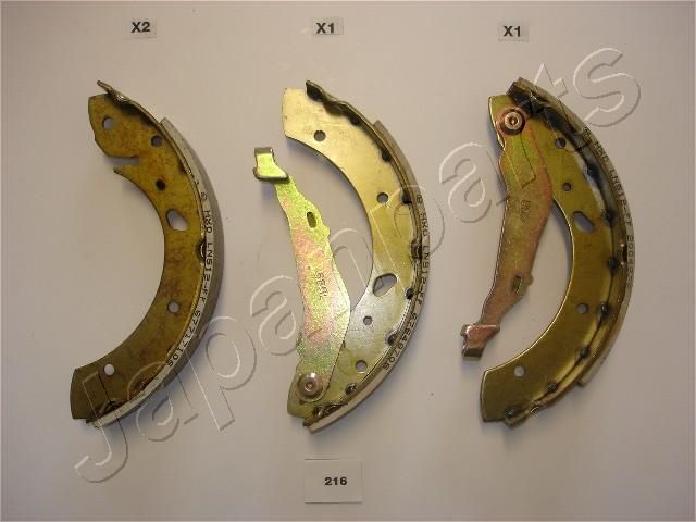 Japan Parts GF216AF Комплект гальмівних колодок