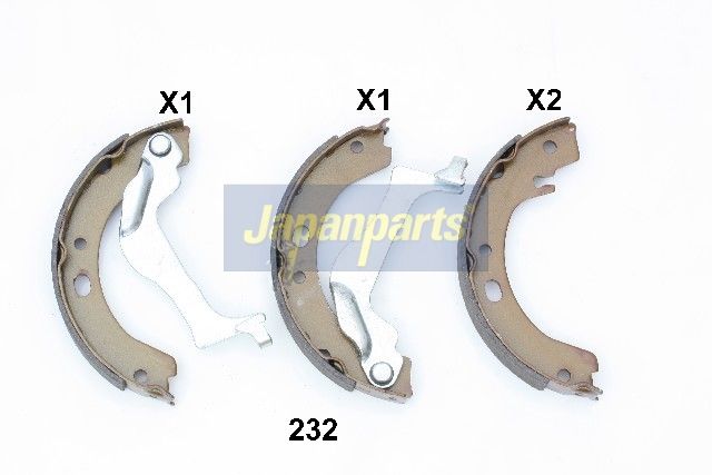 Japan Parts GF232AF Комплект гальмівних колодок