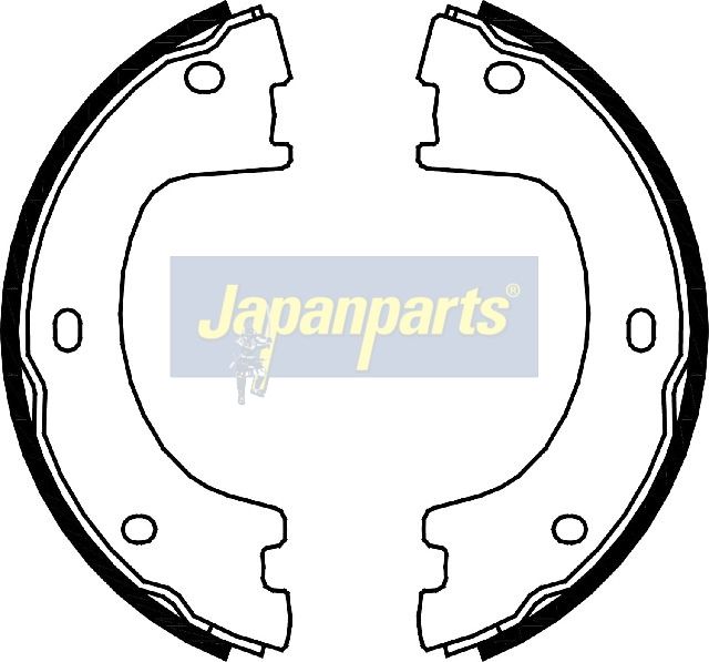 Japan Parts GF239AF Комплект гальмівних колодок