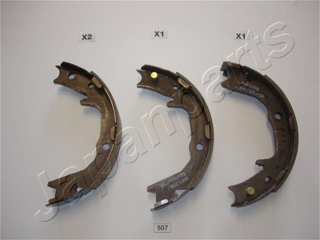 Japan Parts GF507AF Комплект гальмівних колодок