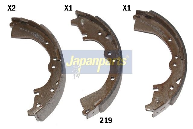 Japan Parts GF811AF Комплект гальмівних колодок