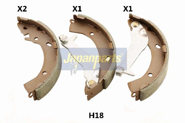 Japan Parts GFH18AF Комплект гальмівних колодок