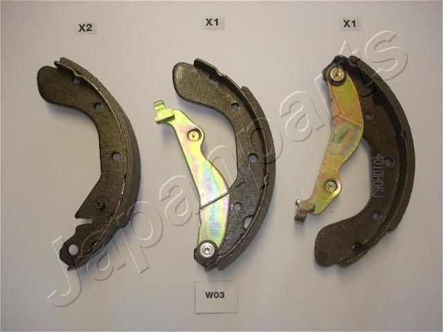 Japan Parts GFW03AF Комплект гальмівних колодок