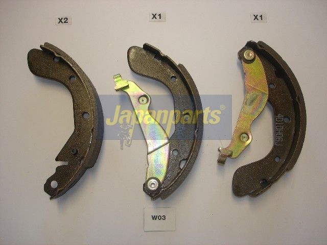 Japan Parts GFW03AF Комплект гальмівних колодок