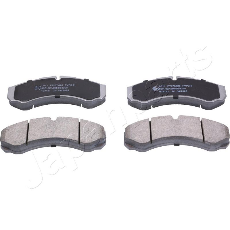 Japan Parts PA0011AF Комплект гальмівних накладок, дискове гальмо
