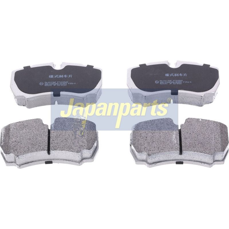 Japan Parts PA0013AF Комплект гальмівних накладок, дискове гальмо