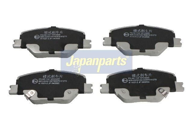 Japan Parts PA0417AF Комплект гальмівних накладок, дискове гальмо