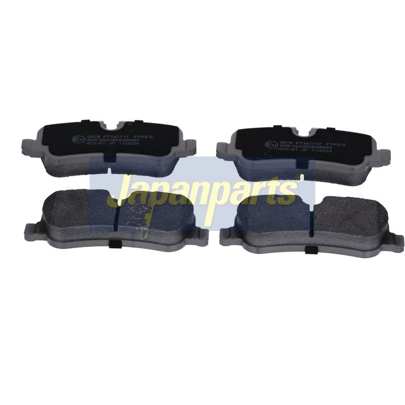 Japan Parts PA0576AF Комплект гальмівних накладок, дискове гальмо
