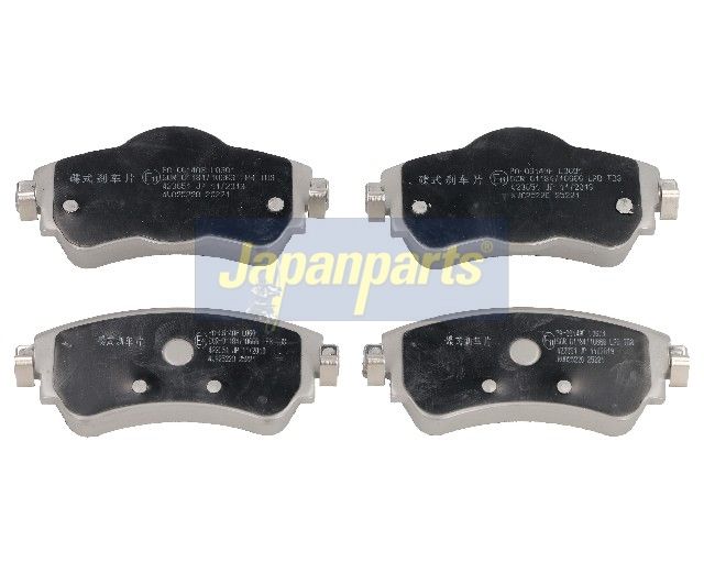 Japan Parts PA0614AF Комплект гальмівних накладок, дискове гальмо