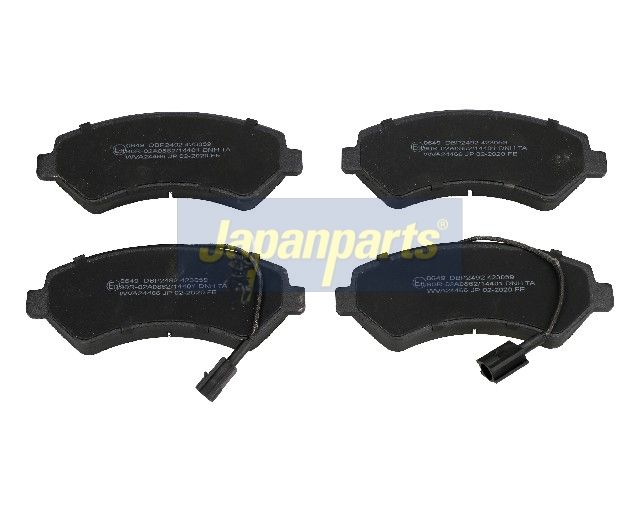 Japan Parts PA0649AF Комплект гальмівних накладок, дискове гальмо
