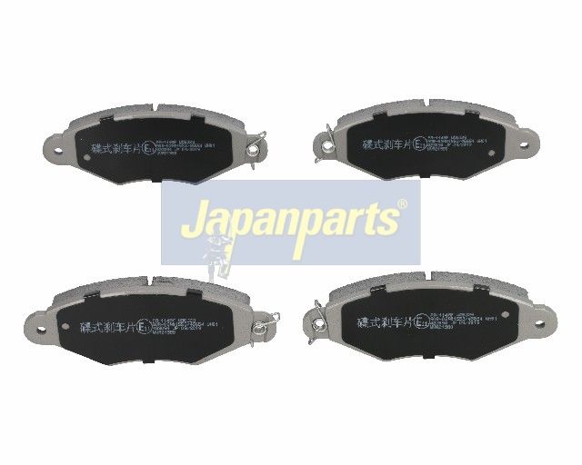 Japan Parts PA114AF Комплект гальмівних накладок, дискове гальмо