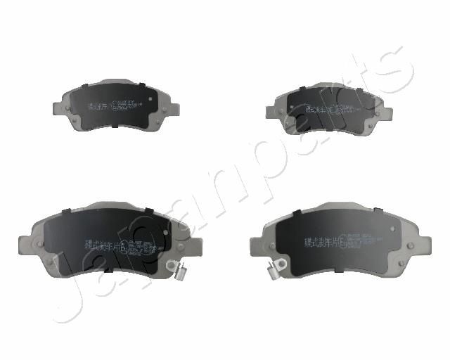 Japan Parts PA206AF Комплект гальмівних накладок, дискове гальмо