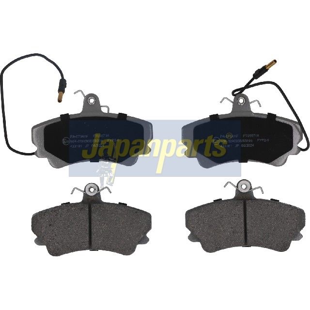 Japan Parts PA818AF Комплект гальмівних накладок, дискове гальмо
