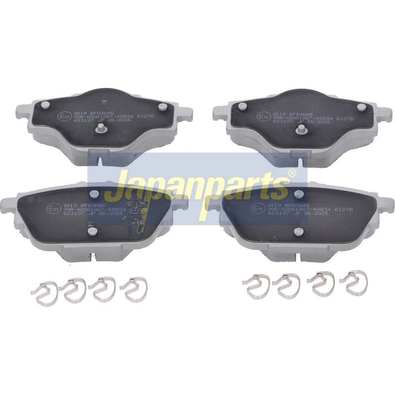 Japan Parts PP0019AF Комплект гальмівних накладок, дискове гальмо