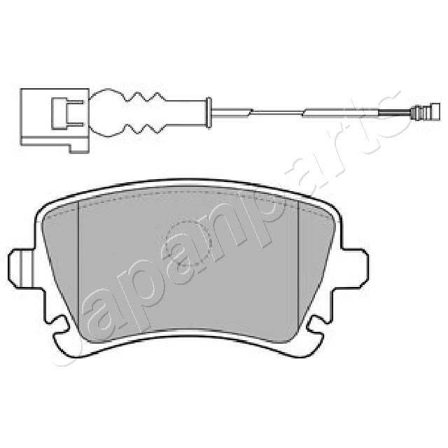 Japan Parts PP0922AF Комплект гальмівних накладок, дискове гальмо