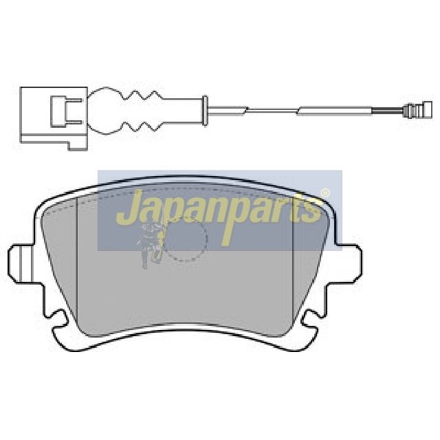 Japan Parts PP0922AF Комплект гальмівних накладок, дискове гальмо