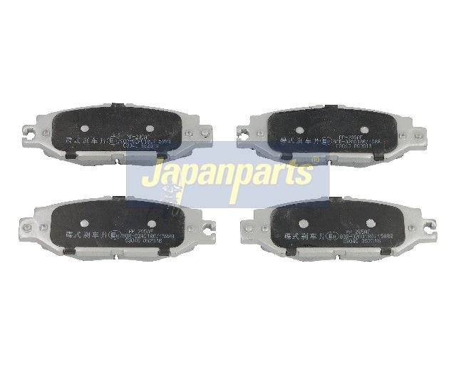 Japan Parts PP295AF Комплект гальмівних накладок, дискове гальмо