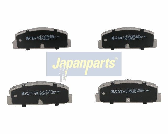 Japan Parts PP302AF Комплект гальмівних накладок, дискове гальмо