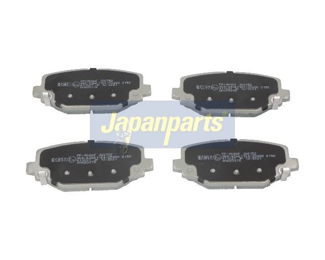 Japan Parts PP908AF Комплект гальмівних накладок, дискове гальмо