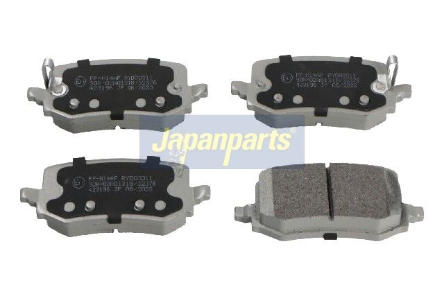 Japan Parts PPH14AF Комплект гальмівних накладок, дискове гальмо