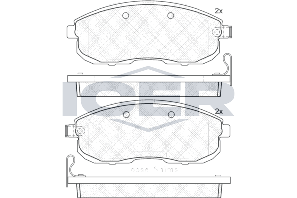 Icer 181882200 Колодки гальмівні (передні) Nissan Juke 10-/Teana II 07-/Infiniti ESQ 14-/I30-97-