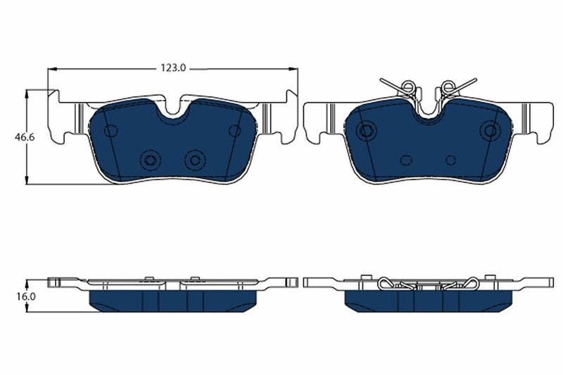 GDB2063BTE  TRW - Гальмівні колодки до дисків