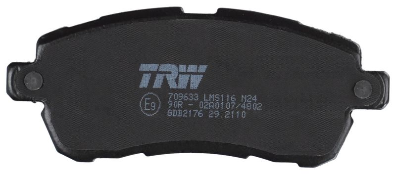 GDB2176  TRW - Гальмівні колодки до дисків