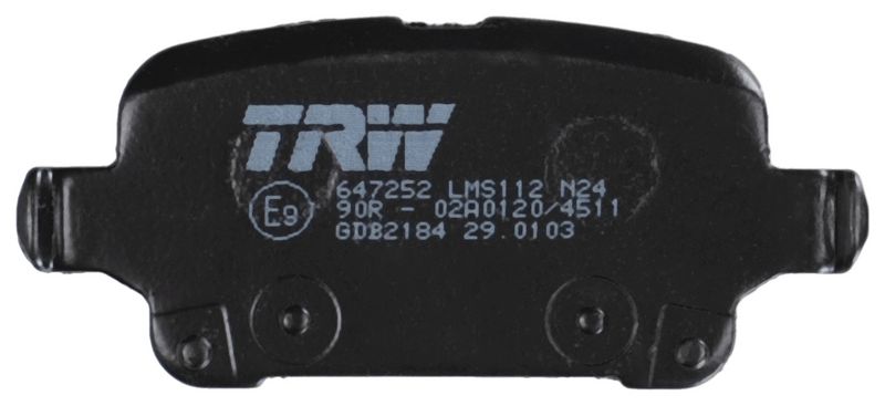 GDB2184  TRW - Гальмівні колодки до дисків