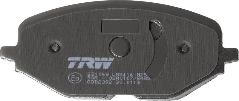 GDB2392  TRW - Гальмівні колодки до дисків