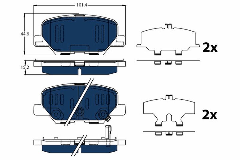 GDB3583BTE  TRW - Гальмівні колодки до дисків