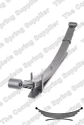 Lesjöfors 6140008 Ресора підвіски Isuzu D-MAX (2002-06) задня (вир-во Lesjofors)