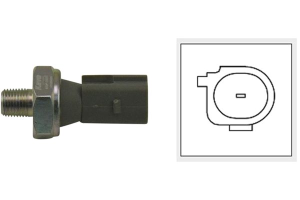 KAVO PARTS EOP5503 Датчик тиску оливи Mitsubishi Colt/Galant/L200/Montero 1.1-3.8 V6 02- (0,2 bar)